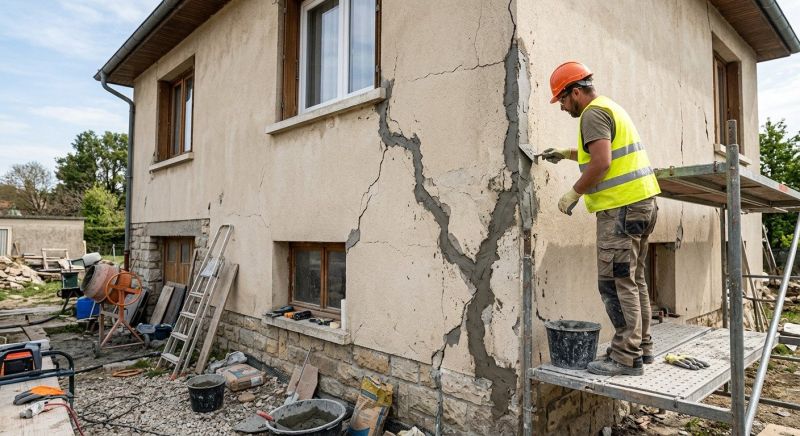 Earthquake Damage Repair project example
